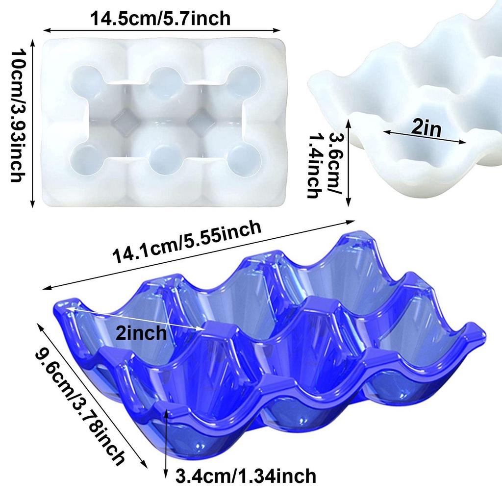 Khuôn Silicone Làm Trứng 6 Lỗ Tiện Dụng