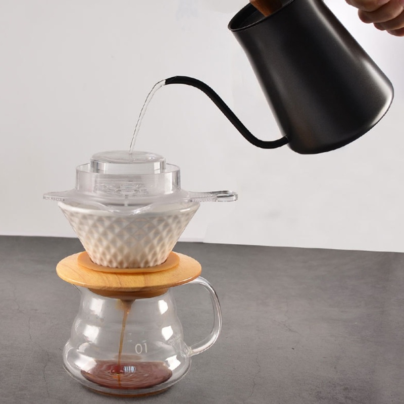 Dụng Cụ Lọc Cà Phê Nhỏ Giọt Bằng Nhựa Có Thể Tái Sử Dụng
