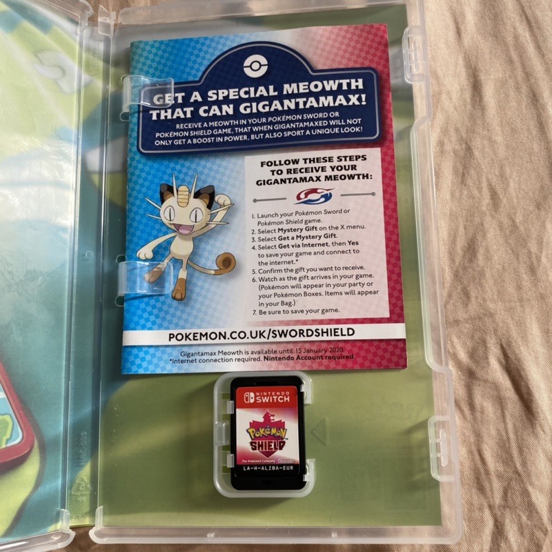Trò chơi pokemon shield cho nintendo switch fullbox