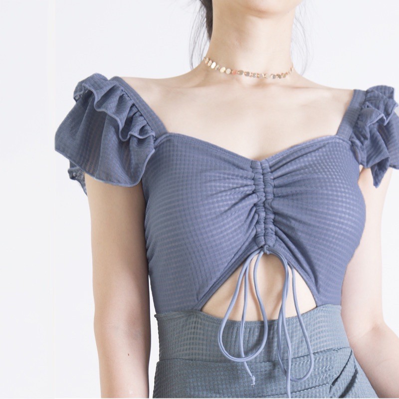 [Cạp cao che bụng] Đồ Bơi Bikini Cánh Tiên Ngắn Phong Cách Ngọt Ngào ~ ORRIN Closet | BigBuy360 - bigbuy360.vn