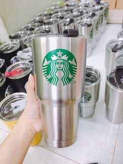 Ly giữ nhiệt YETI (Starbuck logo) + túi + ống hút