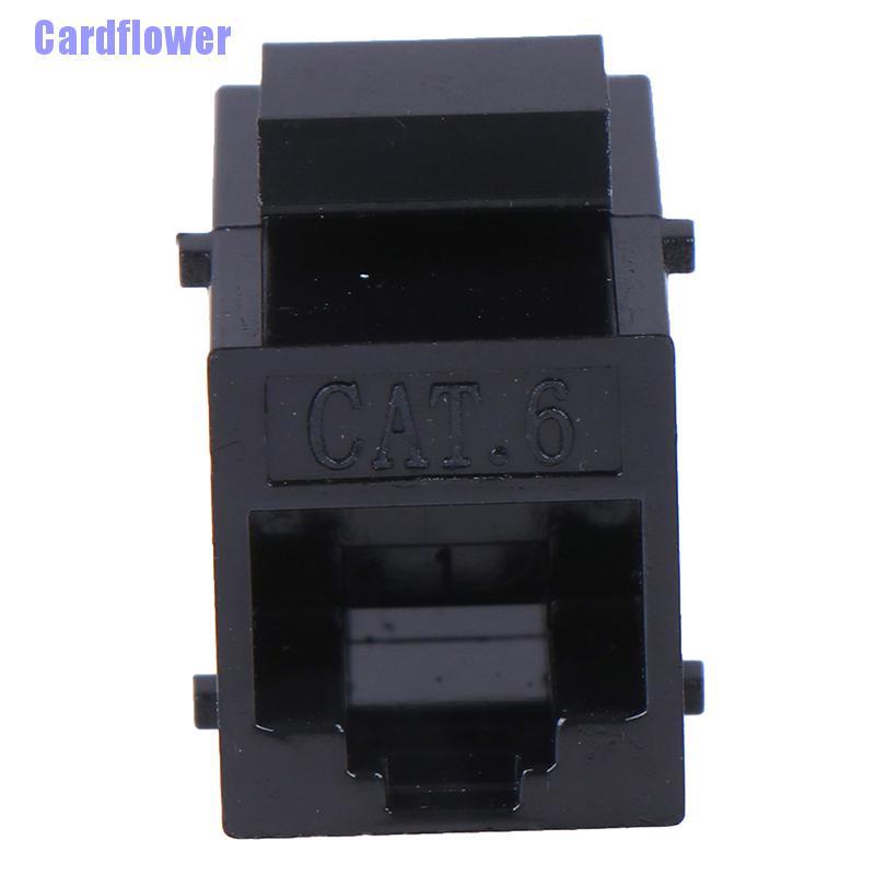 Cardflower  RJ45 Female to UTP Cat5e CAT6 keystone jack inline coupler connector adapter