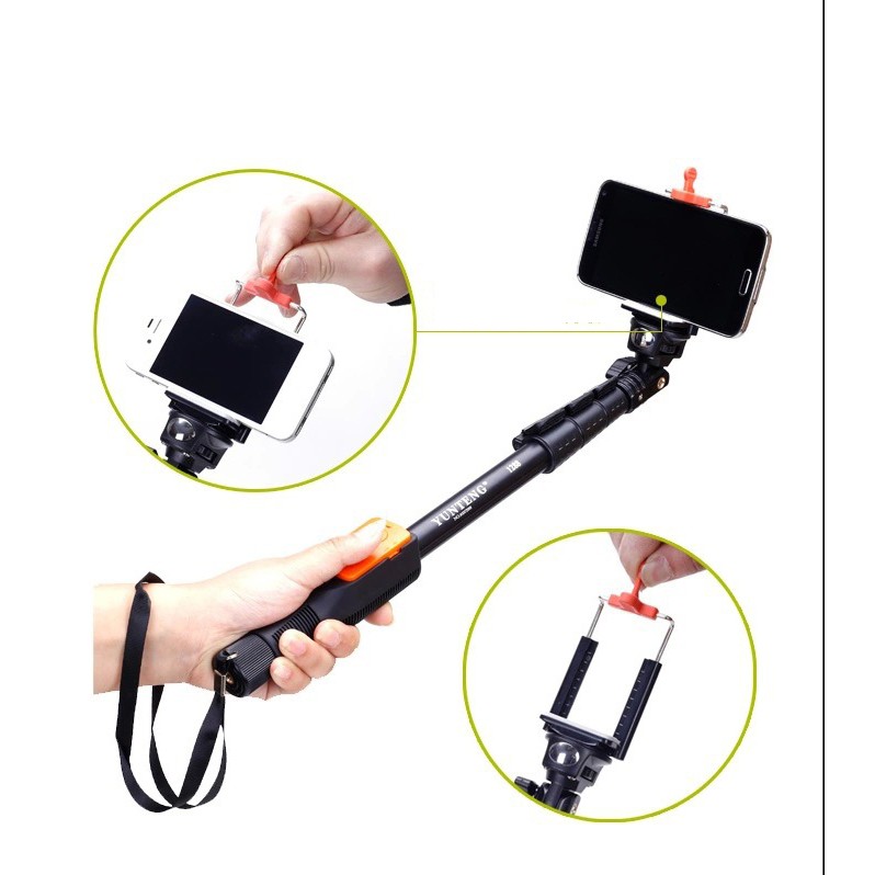 Gậy chụp hình tự sướng bluetooth cao cấp 1288 | BigBuy360 - bigbuy360.vn
