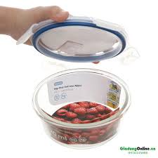 Hộp Thủy Tinh Kháng Khuẩn Tròn Nikko 400ml-620ml-950ml Chính Hãng Inochi