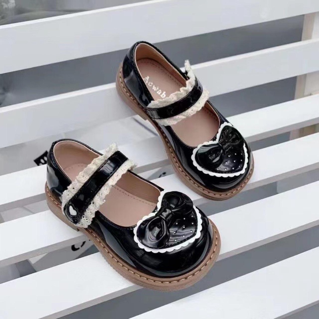 Giày búp bê trái tim cho bé gái 1 2 3 tuổi MINTSCLOSET Mint's Closet - GD8124