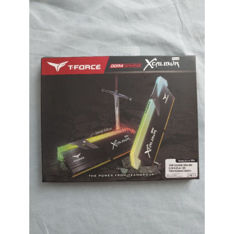 Ram máy tính để bàn T-Force Xcalibur 16GB DDR4 bus 3600 | BigBuy360 - bigbuy360.vn