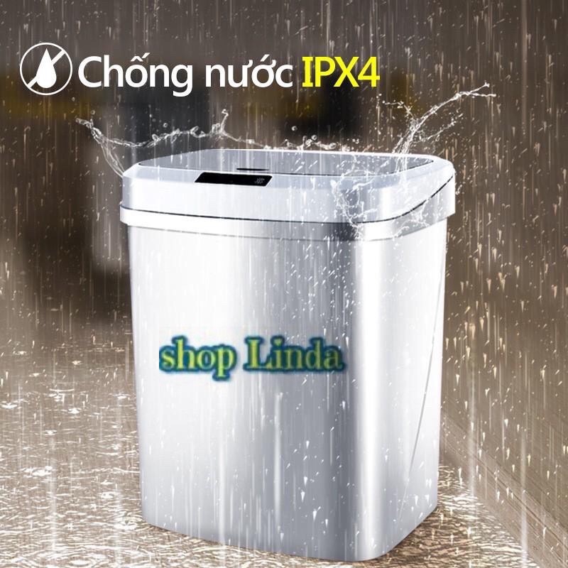 [BH 1 đổi 1] Thùng Rác Thông Minh Thùng Rác Cảm Ứng Tự Động Mở Nắp Cao Cấp 15L