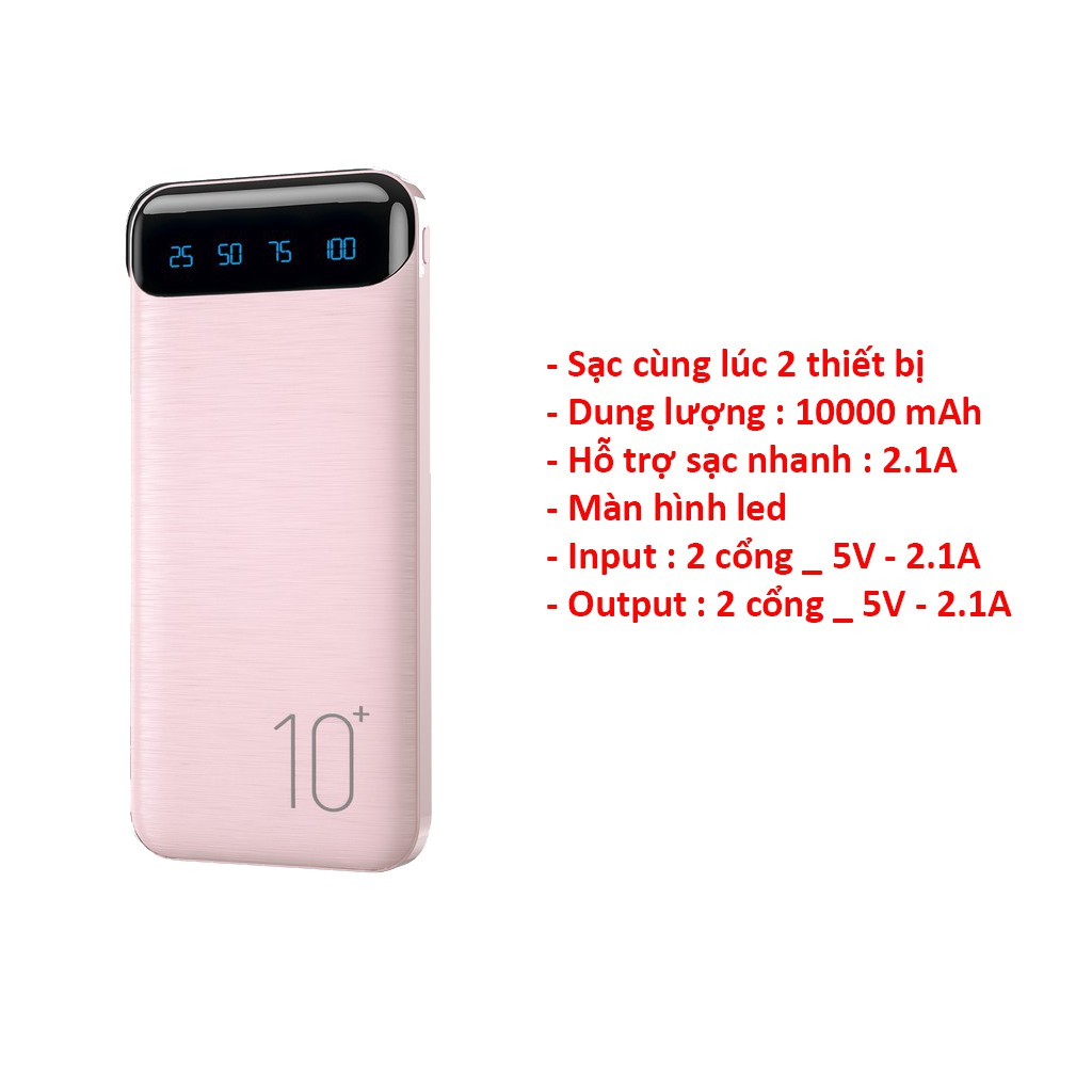 Sạc dự phòng 20000mAh /10000mAh wk 163 /wk 161, màn hình LED - Sạc dự phòng Remax chính hãng | Bảo Hành 12 Tháng