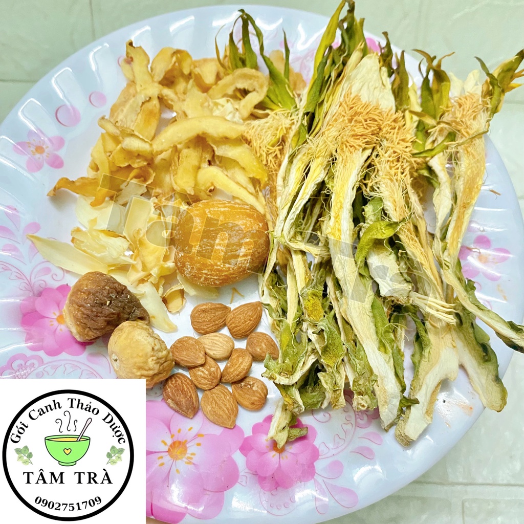 Canh Hoa Bá Vương - Canh Hoa Bá Vương Dừa Biển -Gói Canh Thảo Dược - Nguyên liệu hầm canh