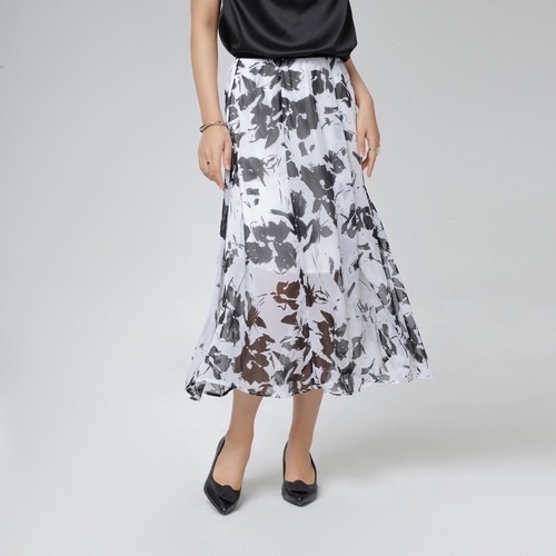 Chân váy Monde Point MPWA0616211 hoa văn đen | BigBuy360 - bigbuy360.vn