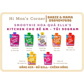 Sinh tố hoa quả ella s kitchen cho bé 6m date 6 2023  hàng air - ảnh sản phẩm 1