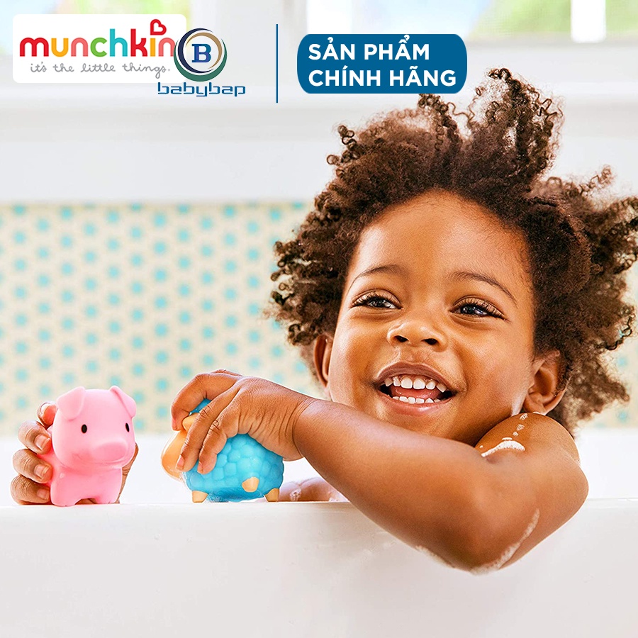 Bộ 4 Sinh Vật Nông Trại Munchkin Phù Hợp Với Bé Từ 9 Tháng Tuổi Trở Lên