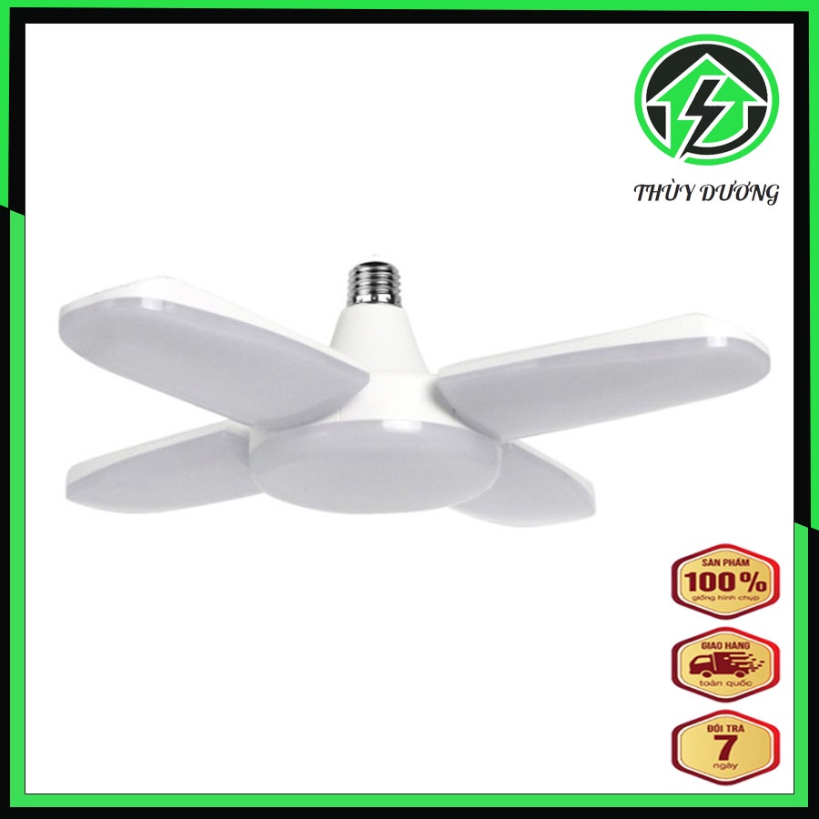 Bóng đèn LED cánh quạt xếp ánh sáng trắng - 45W / 75W siêu sáng