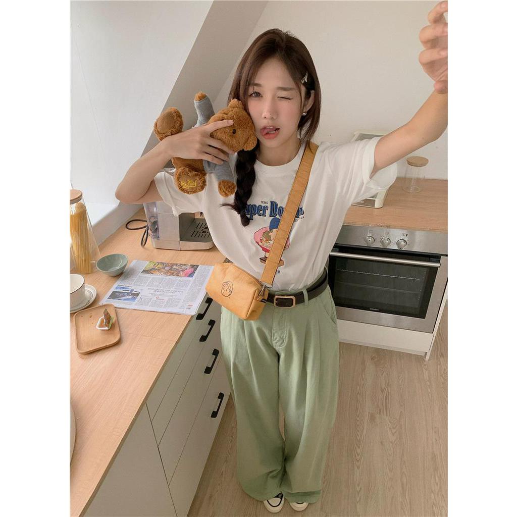 Áo Thun Cotton Ngắn Tay In Nhân Vật Phong Cách Mới Mùa Hè 63679