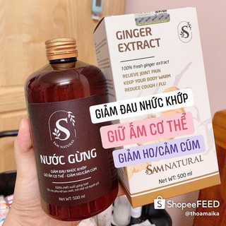 Nước gừng nguyên chất Samnatural