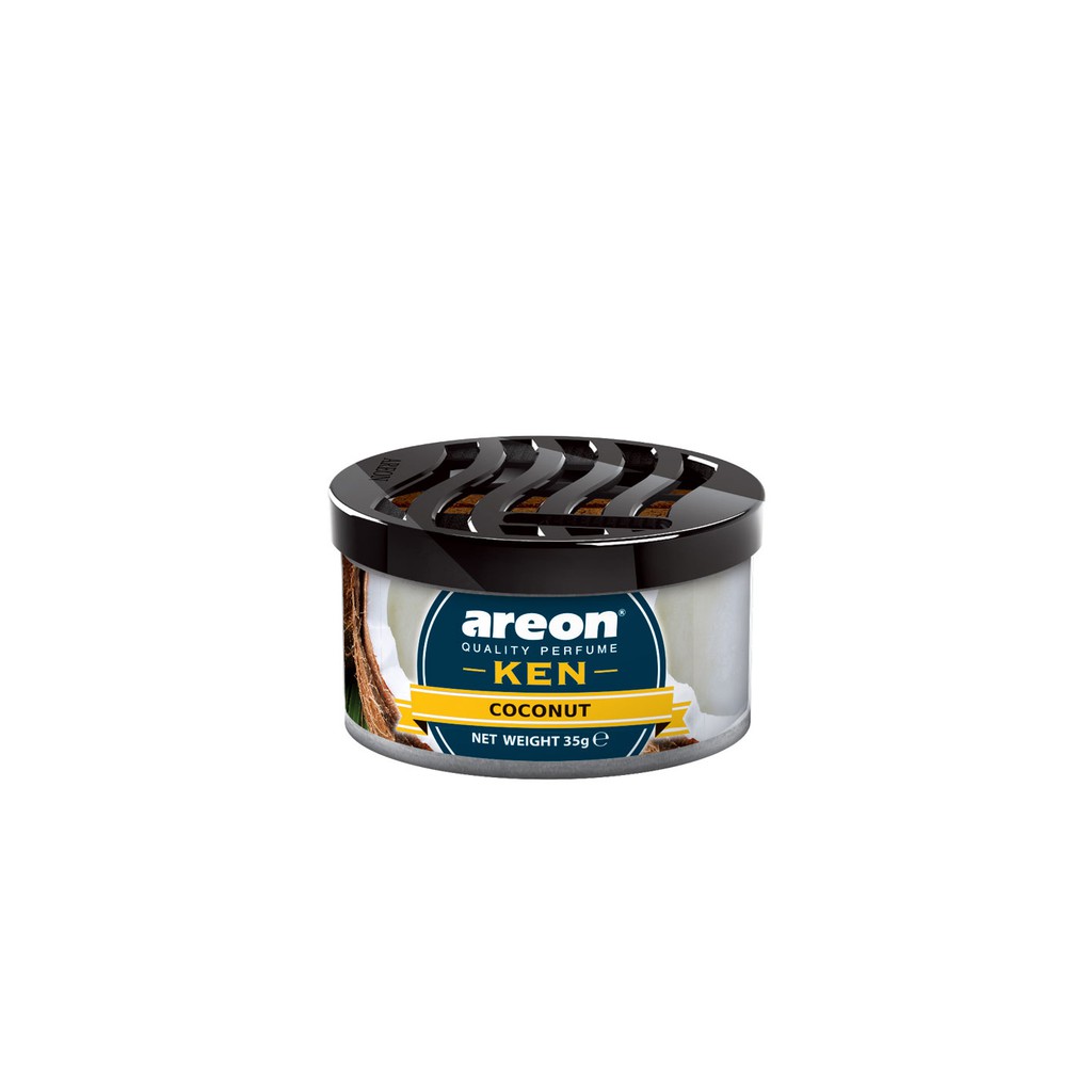 Sáp thơm ô tô hương dừa – Areon Ken Coconut, nhập khẩu Bulgaria
