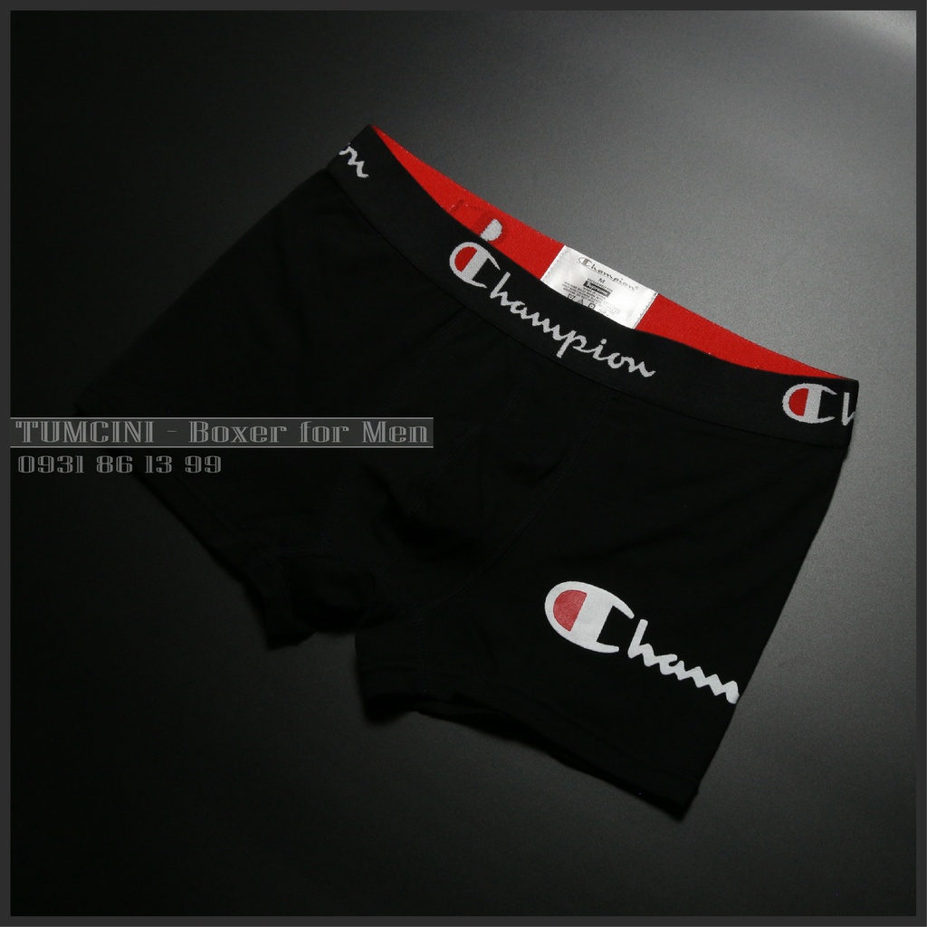 Quần sịp nam boxer đùi cao cấp thể thao trẻ trung cotton kháng khuẩn tốt vượt trội Tumcini CHAM1