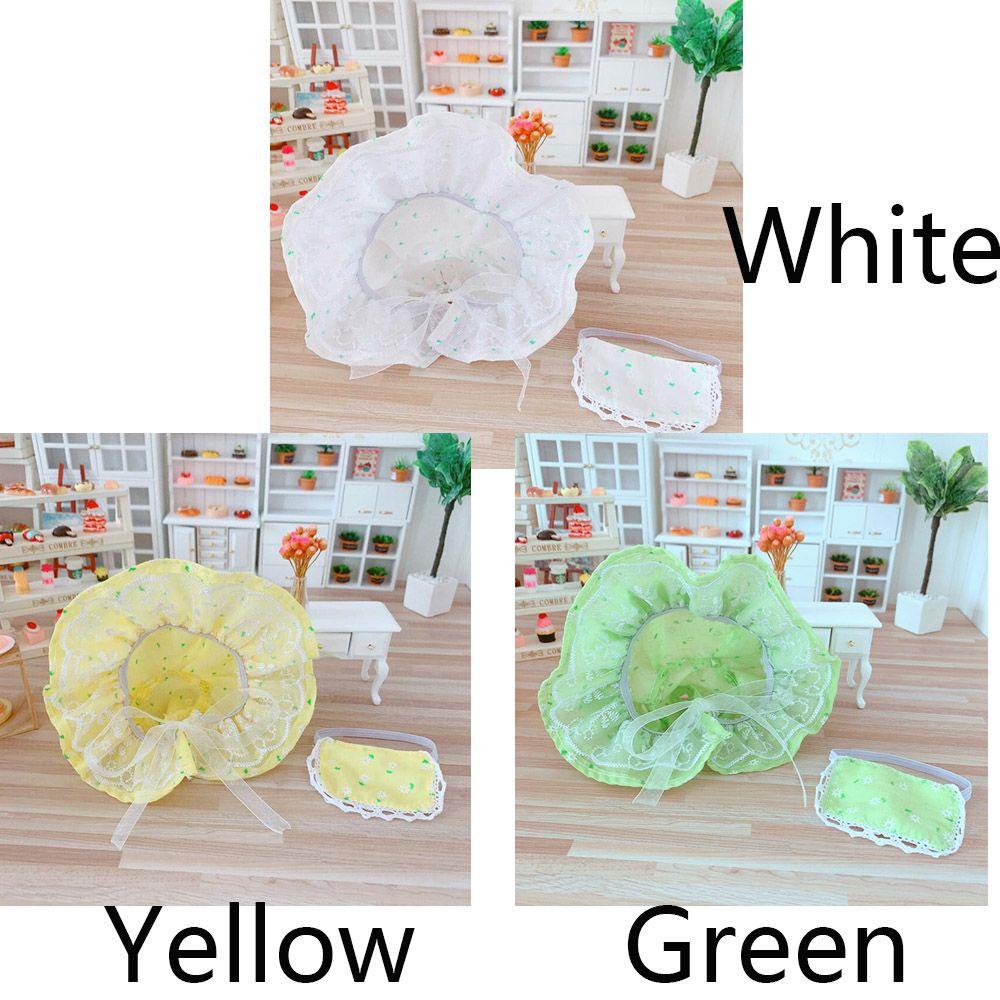 Nón Vành Phối Ren Xinh Xắn Dành Cho Búp Bê 20cm