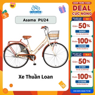 Xe đạp chính hãng Asama PU 24. Bảo hàng 12 tháng . Không phải chính hãng đền gấp 10 lần