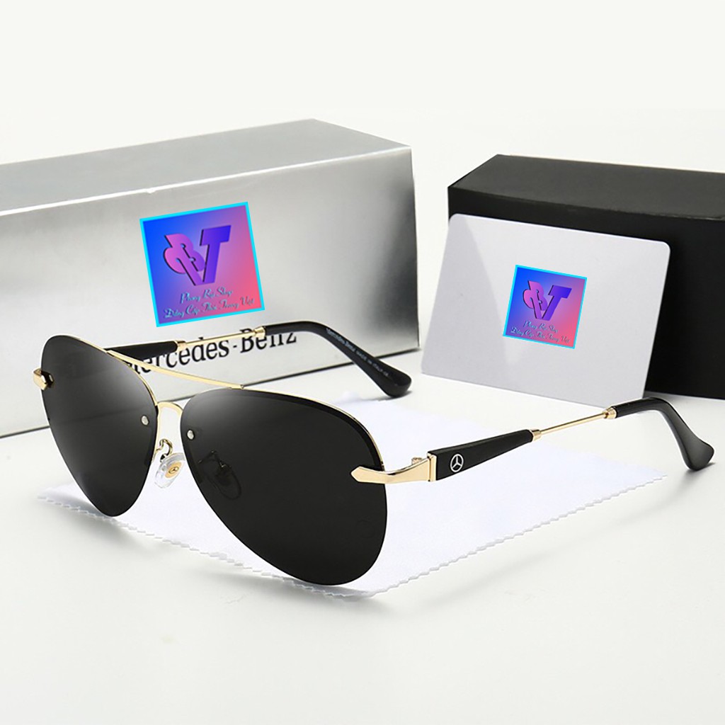 Kính Mát Nam Cao Cấp Tròng Phin Đổi Màu Hàng Full Box Bao Da Chống Tia Cực Tím Chống Nắng Lái Xe PB003 - Kính Râm Nam | BigBuy360 - bigbuy360.vn