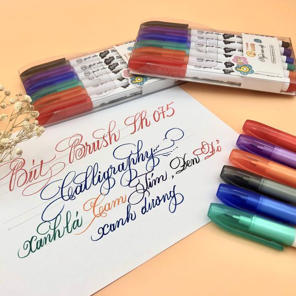 Bút Brush Ánh Dương I Bút mài thầy Ánh 075