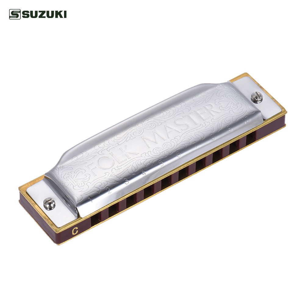 Kèn Harmonica 10 Lỗ Dành Cho Người Mới Tập Chơi Suzuki 1072-c