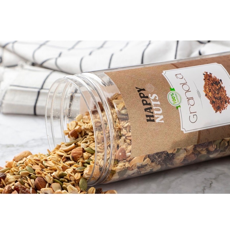 HẠT NGŨ CỐC GRANOLA 500GR - HAPPY NUTS