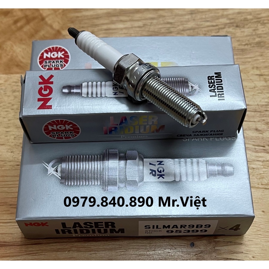 Bugi NGK Laser Iridium Premium SILMAR9B9 - Honda SH300i Ý - SH Việt Nam và Airblade đời 2020 - 2023 - Made in Japan