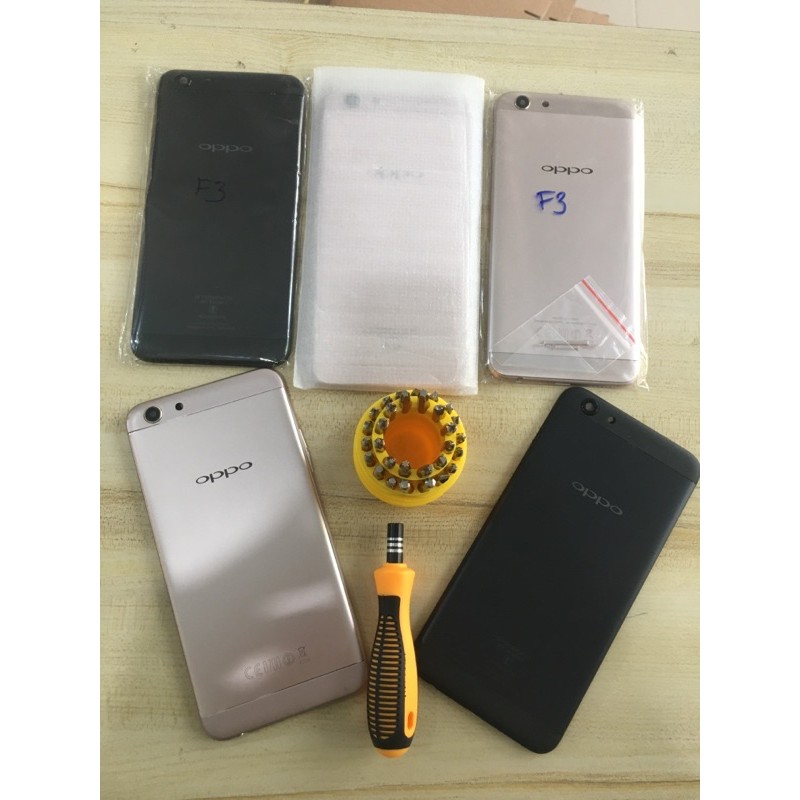 COMBO BỘ VỎ SƯỜN + MÀN HÌNH OPPO F3 TẶNG KÈM BỘ VÍT