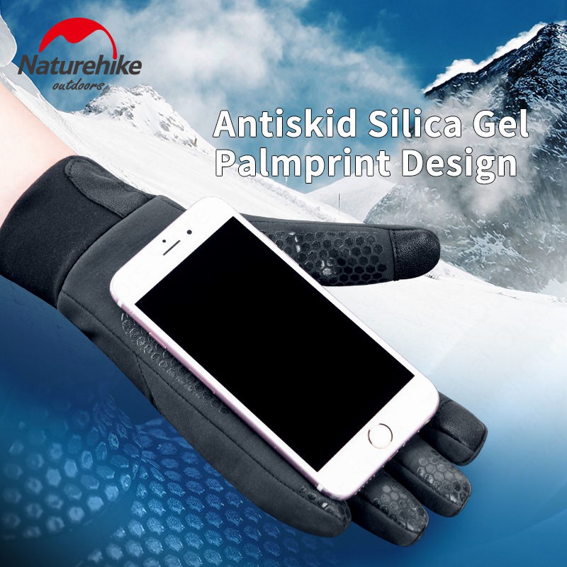 Găng Tay Thể Thao Naturehike Chống Trượt Chống Thấm Nước Có Thể Chạm Màn Hình Cảm Ứng Tiện Lợi
