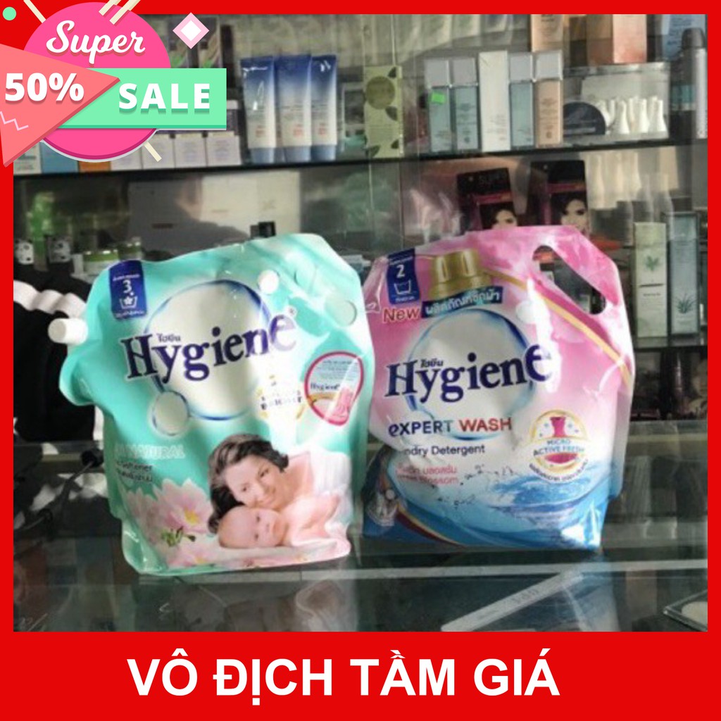 Nước giặt, xả đậm đặc Hygiene Thái Lan 1800ml