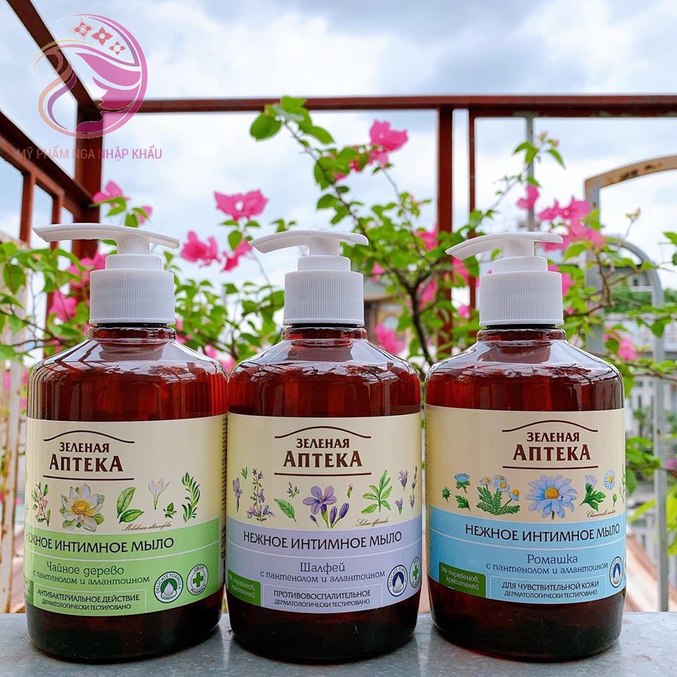 Dung dịch vệ sinh phụ nữ dạng gel Pharmacy Nga - Dung dịch vệ sinh Anteka Apteka