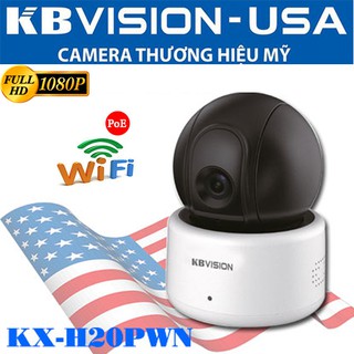 Camera ip dome hồng ngoại không dây 2.0 megapixel kbvision kx-h20pwn