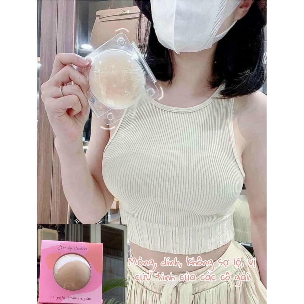 SHE BY STICKERS - DÁN NGỰC SIÊU MỎNG CÓ THỂ TÁI SỬ DỤNG