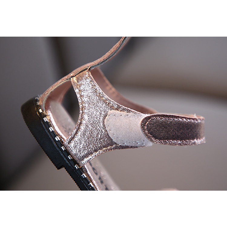 Sandal bé gái, Dép quai hậu công chúa tai thỏ kim tuyến lấp lánh thời trang  đế chống trượt size 21-36