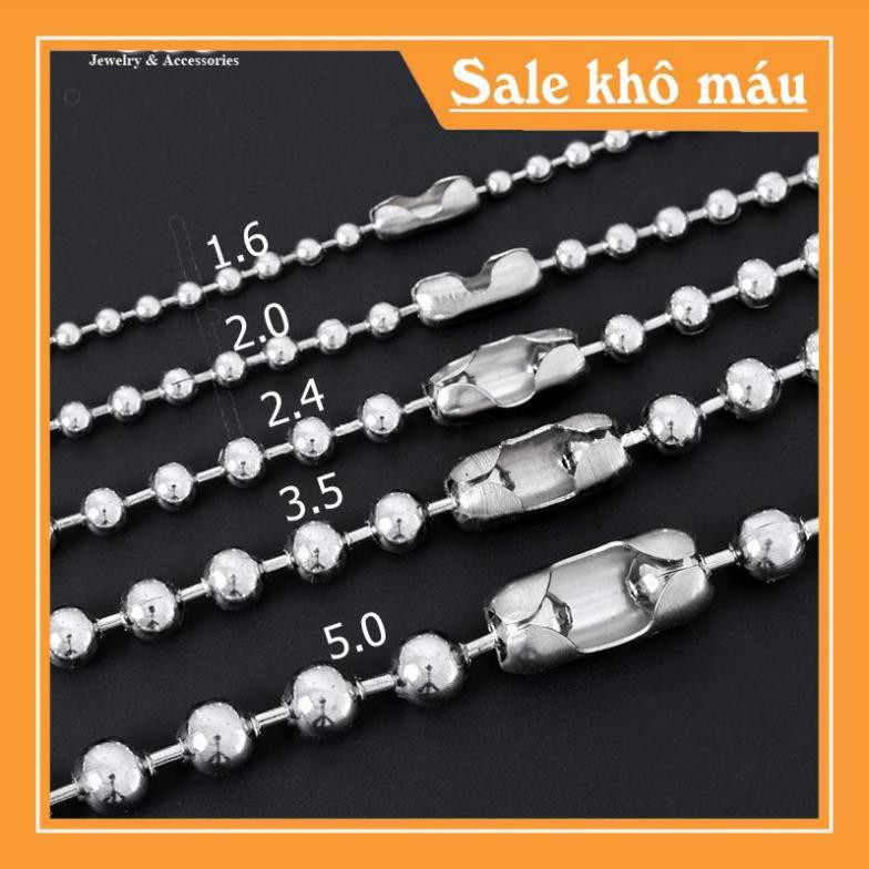 [ Siêu SALE ] [CSJ] DÂY CHUYỀN BI INOX CỰC ĐẸP DN091- Ball Chain