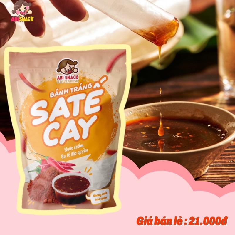 [ABI SNACK] BÁNH TRÁNG SATE ABI