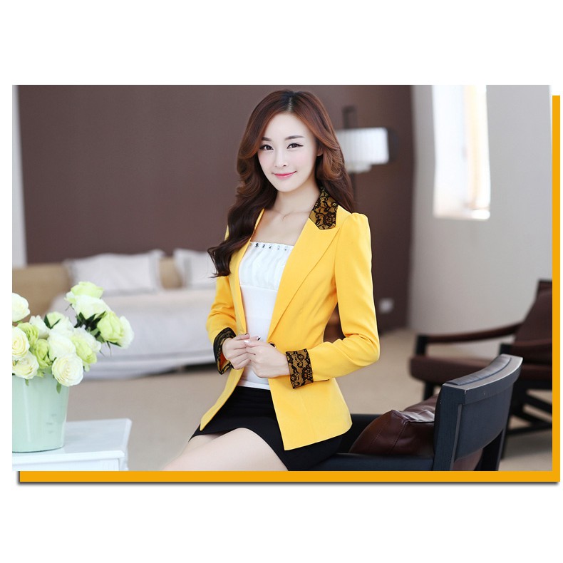 Áo vest nữ phối ren tay dài TV54