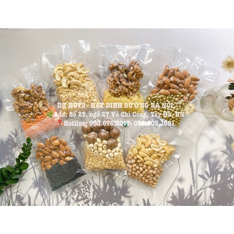 [ SET MIX HẠT LÀM SỮA 7 NGÀY ] - Gồm 7 gói, mỗi gói 100g nấu được 1200-1300ml sữa. Có hướng dẫn chi tiết kèm theo