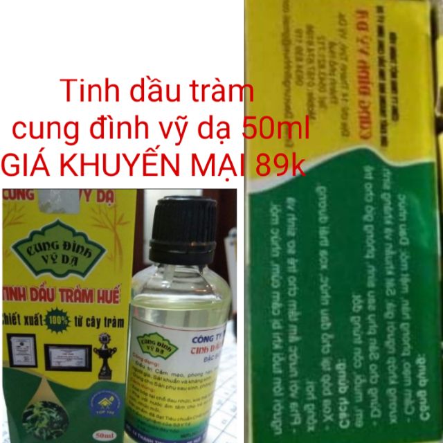 Tinh dầu tràm cung đình vỹ dạ 50ml