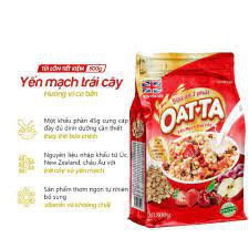 Ngũ cốc Yến mạch trái cây OATTA túi 800g