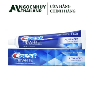 Kem đánh răng crest white 3d 158g mỹ