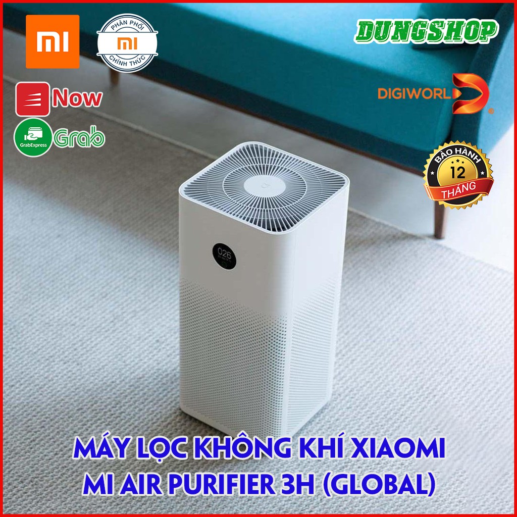 [BẢN QUỐC TẾ] Máy lọc không khí Xiaomi Mi Air Purifier 3H/3C - BẢO HÀNH 12 THÁNG CHÍNH HÃNG.