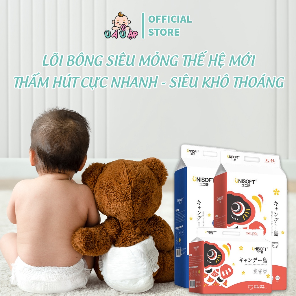 1 Miếng Bỉm Quần Unisoft Nội Địa Nhật Mềm Mỏng Chống Hăm Cho Bé