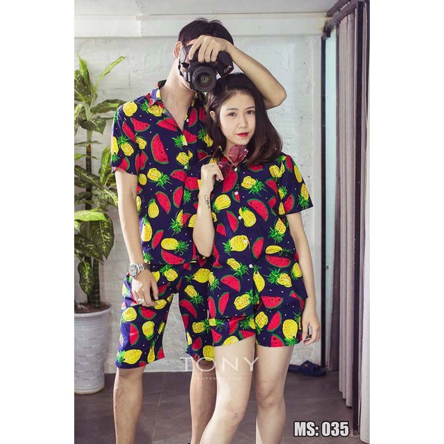 Bộ sơ mi trái vải Tole siêu mát, nhiều màu, 32-75 kg