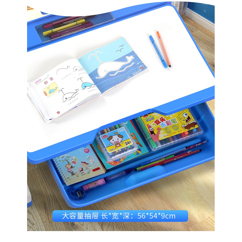 Bộ Bàn Ghế Học Sinh Thông Minh Newlife Kích thước 80x50cm Chống Gù - Tặng Đèn Học | BigBuy360 - bigbuy360.vn