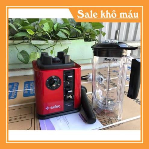 [Xả Kho-Chính Hãng] Máy Xay Sinh Tố Công Nghiệp AULUX AP-15B1 Lưỡi Dao Siêu Cứng Làm Nhuyễn Được Đá Viên