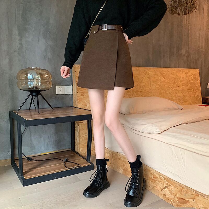 Chân Váy Chữ A Mini Lưng Cao Nhiều Màu Thời Trang Mùa Thu | BigBuy360 - bigbuy360.vn