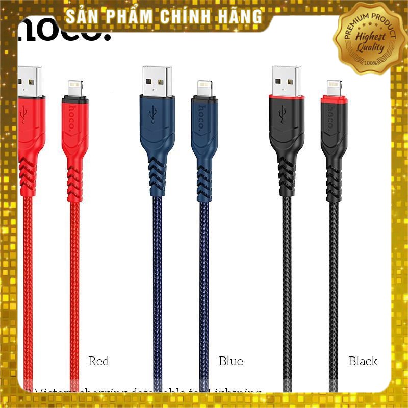 Dây cáp sạc nhanh micro usb bọc dù cao cấp, chống dối, chống đứt hoco x59