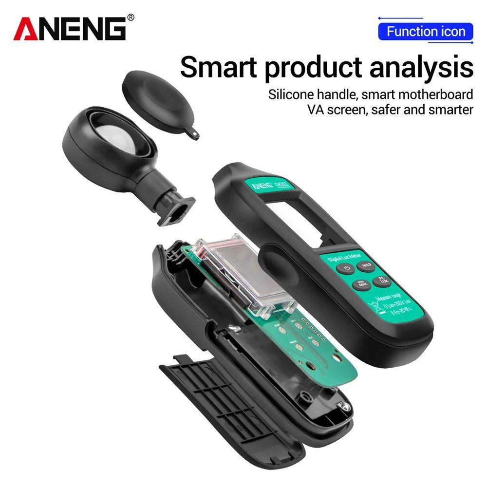 Đồng Hồ Đo Ánh Sáng Kỹ Thuật Số Độ Chính Xác Cao RMS 200K